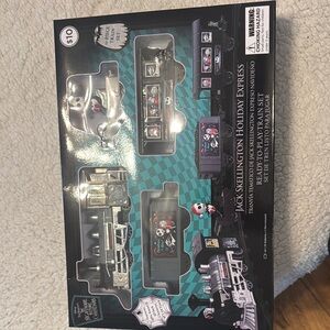 Disney Black and Silver Jack Skellington Holiday Train Set